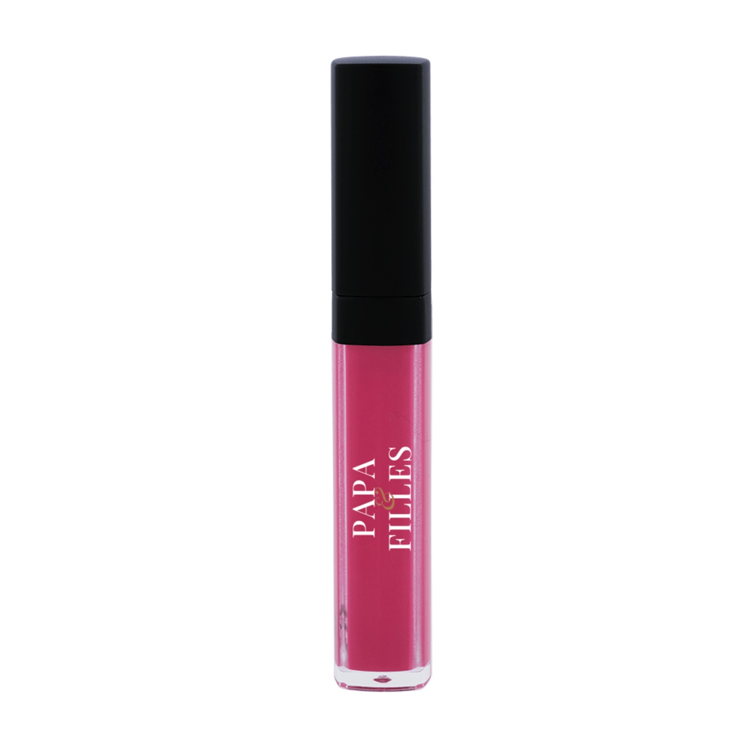 PAPA Liquid Lip Stain in Flora, a rosy pink shade