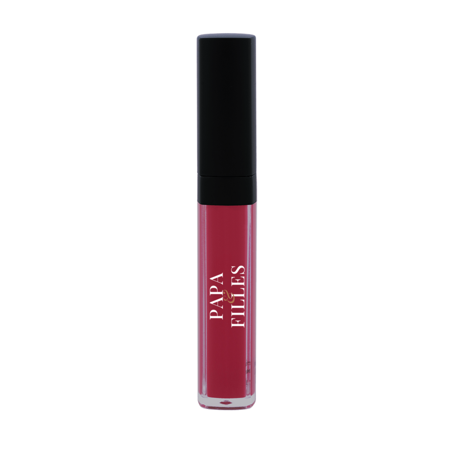 PAPA Liquid Lip Stain in Sangria, a deep berry shade