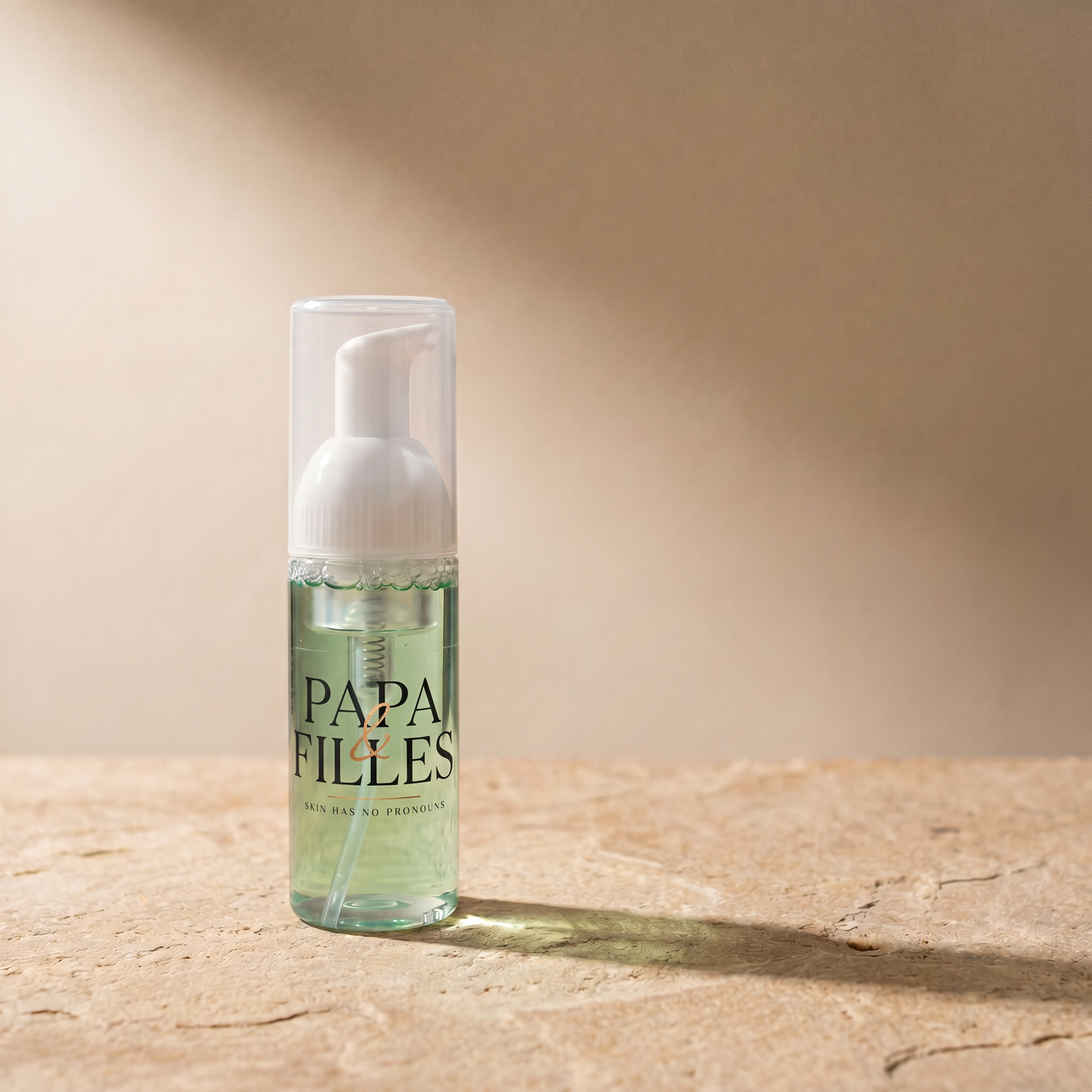 Enriched Foaming Cleanser — branded editorial shot